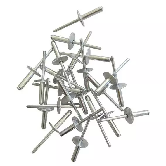 Fastener Solutions 4.8X12mm Alum Blind Rvt Lrg Flange Pk30 Fastener Solutions 4.8X12mm Alum Blind Rvt Lrg Flange Pk30