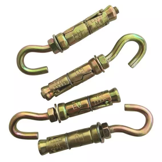 Fastener Solutions 6X45mm Expansion Anchor And Hook Pk4 Fastener Solutions 6X45mm Expansion Anchor And Hook Pk4