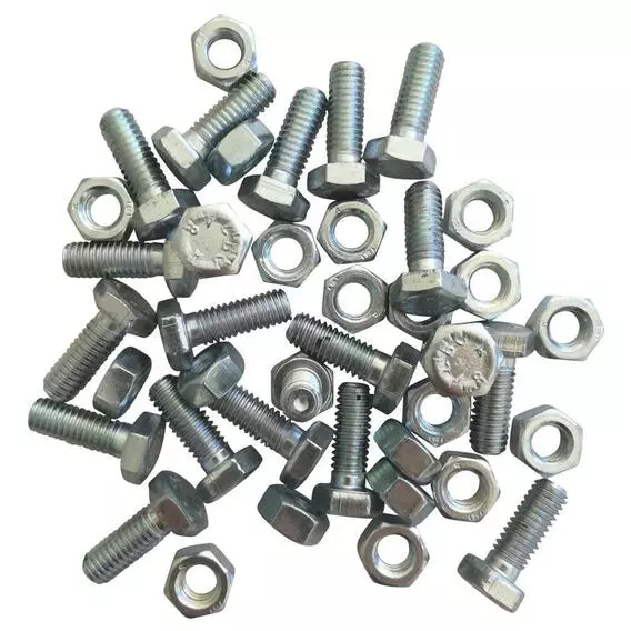 Fastener Solutions 6X16mm Hex Set Screw And Nut Galv Pk20