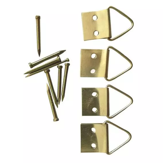 No Brand Large Picture Hanger Triangle Pk4 No Brand Large Picture Hanger Triangle Pk4