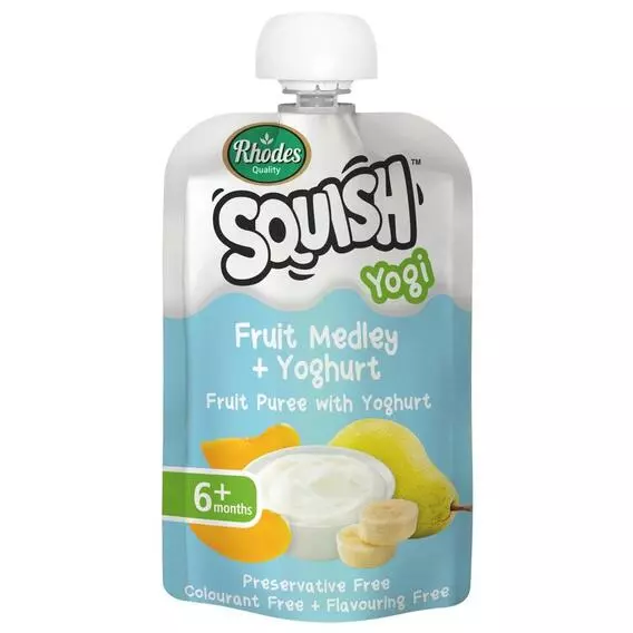 Squish Baby Food Fruit Medley And Yoghurt 110ml