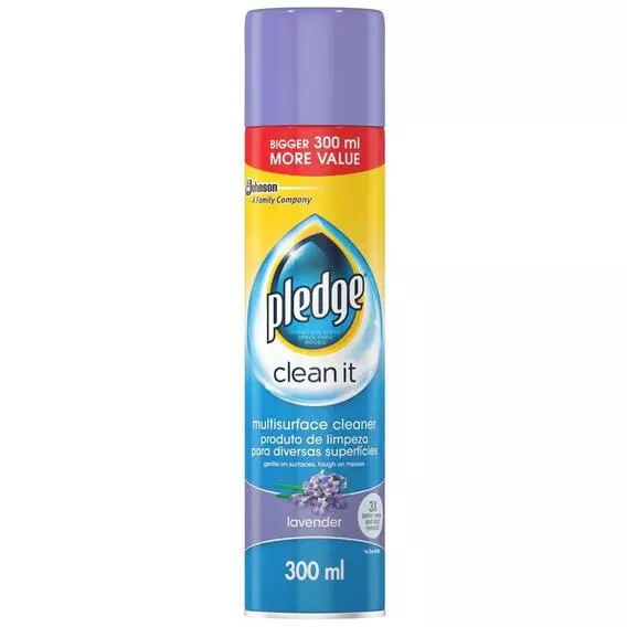 Pledge Multi Surface Cleaner Lavender 300ml Pledge Multi Surface Cleaner Lavender 300ml