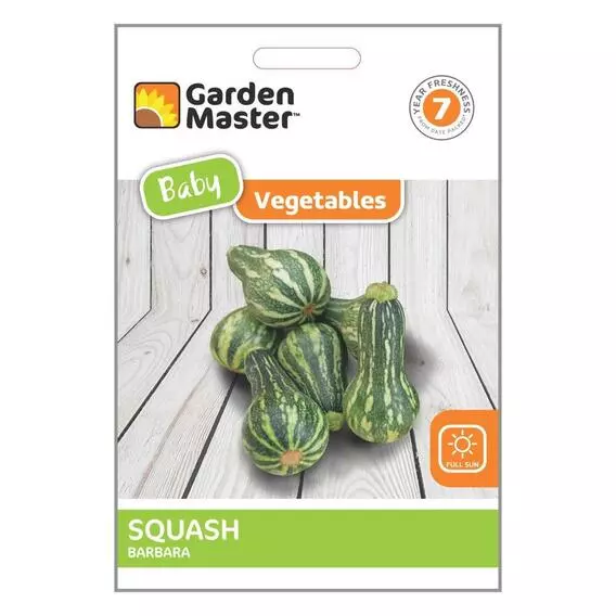 Garden Master Baby Vegetable Seed Squash Barbara Garden Master Baby Vegetable Seed Squash Barbara