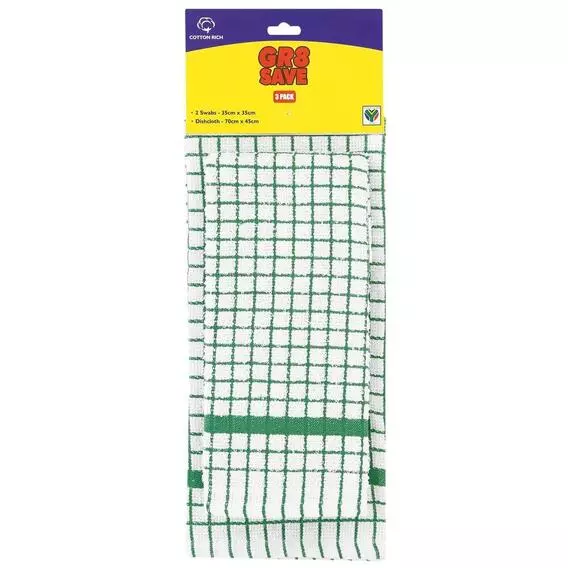 Ethnix Gr8 Save 3pk Terry Cloths Ethnix Gr8 Save 3pk Terry Cloths