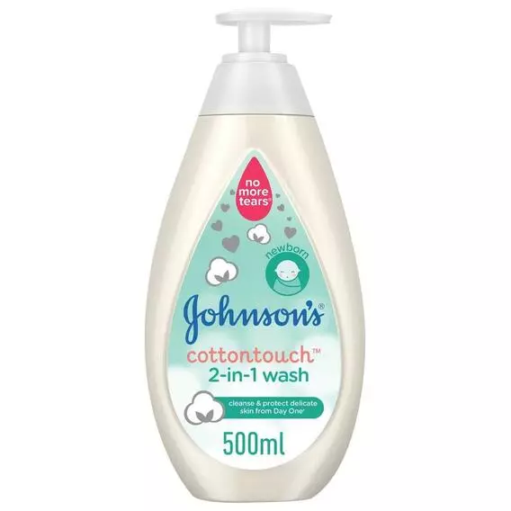 Johnson's CottonTouch 2-in-1 Bath and Wash 500ml Johnson's CottonTouch 2-in-1 Bath and Wash 500ml