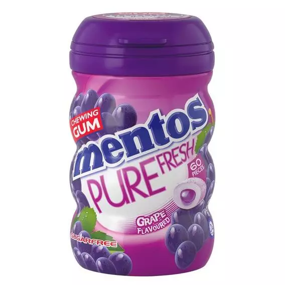 Mentos Gum Bottle Grape Mentos Gum Bottle Grape