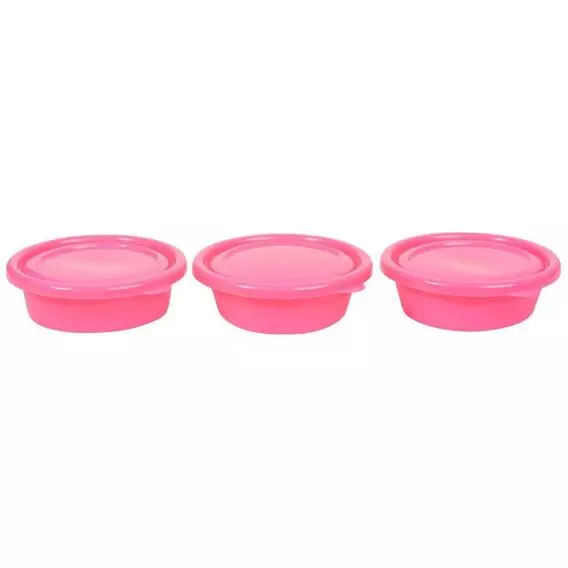 Little One 3pk Bowl With Lid Unisex