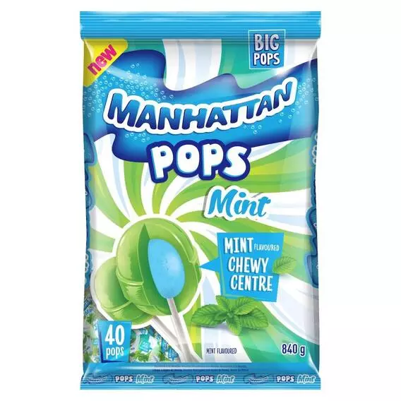Manhattan Pops Mint 40 Ea Manhattan Pops Mint 40 Ea