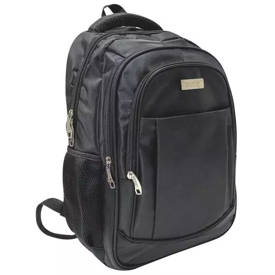 Discovery Basic Black Business Laptop Back Pack