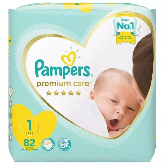 Pampers Premium Care VP S1 82's Pampers Premium Care VP S1 82's