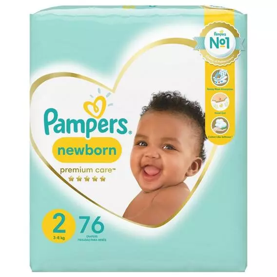 Pampers Premium Care VP S2 76's Pampers Premium Care VP S2 76's