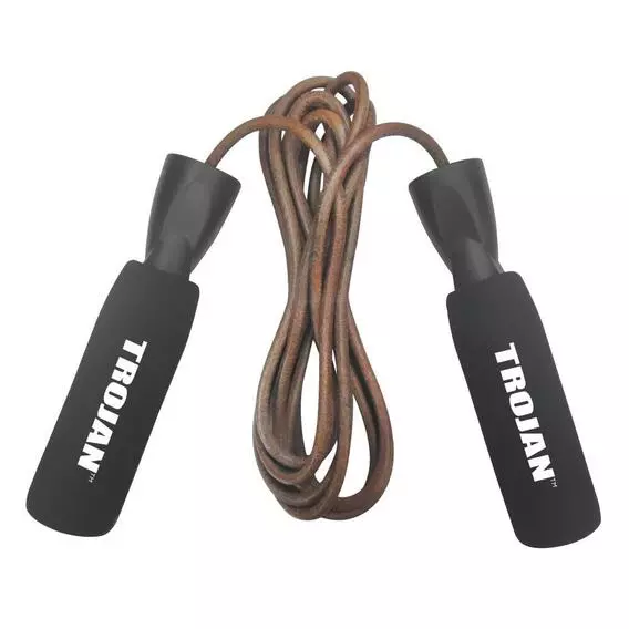 Trojan Leather Jump Rope 2.7m