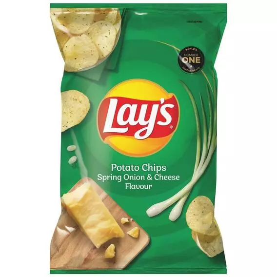 Lays Spring Onion & Cheese 120g Lays Spring Onion & Cheese 120g