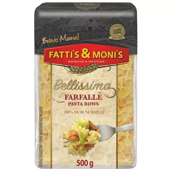 Fattis&Monis Bellissimo Farfalle 500g Fattis&Monis Bellissimo Farfalle 500g