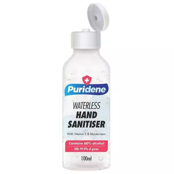 Tevo Puridene Waterless Hand Sanitiser 100ml Tevo Puridene Waterless Hand Sanitiser 100ml