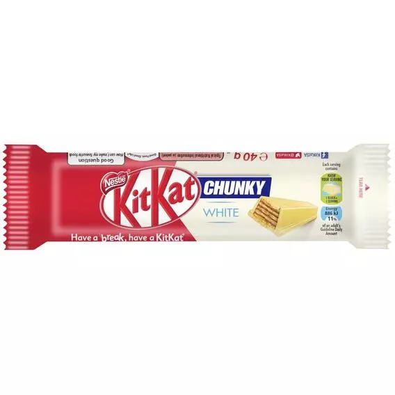 Nestle Kit Kat Chunky White 40 G Nestle Kit Kat Chunky White 40 G