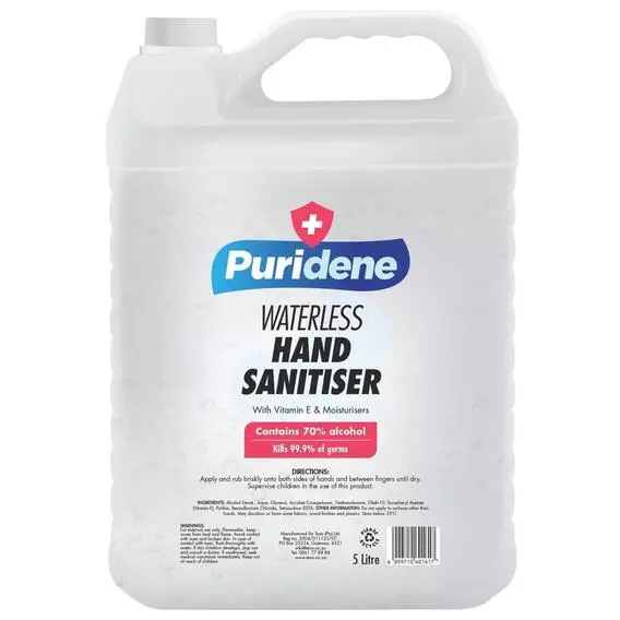 Tevo Puridene Waterless Hand Sanitiser 5L