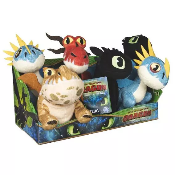 DRAGONS The Hidden World Plush Assorted
