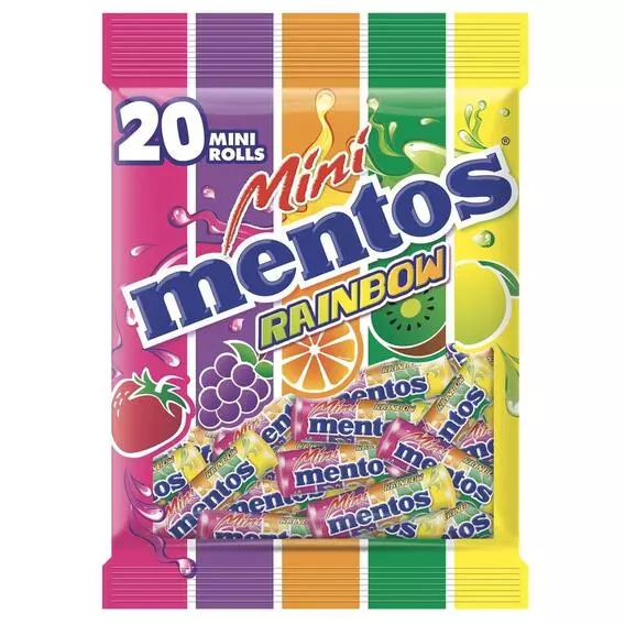 Mentos Mini Roll 20's Rainbow