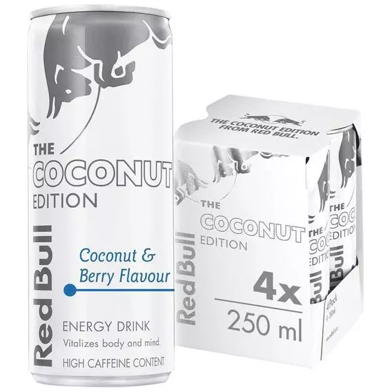 Red Bull Coconut & Berry 4-Pack 250ml