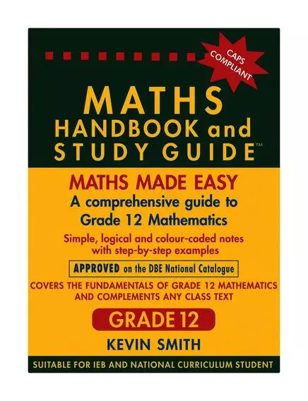 No Brand Maths Handbook And Study Guide Grade 12 BERLUT BOOKS No Brand Maths Handbook And Study Guide Grade 12 BERLUT BOOKS