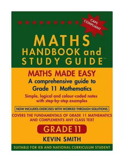 No Brand Maths Handbook And Study Guide Grade 11 BERLUT BOOKS