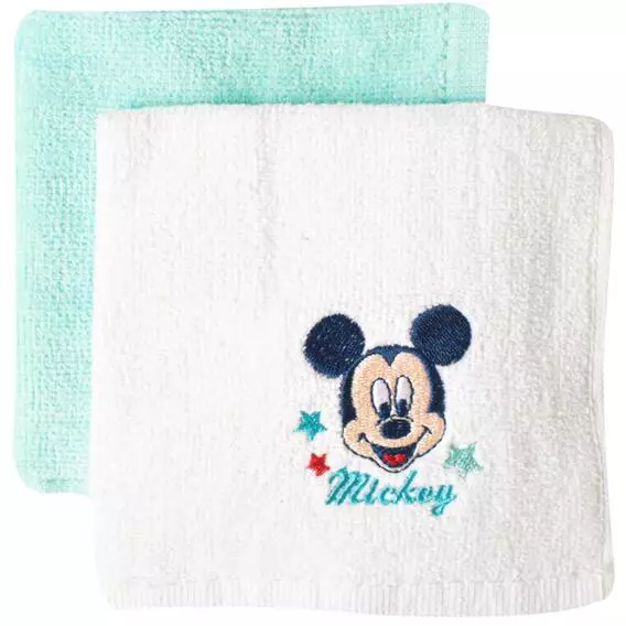 MICKEY 2PK FACECLOTH MICKEY 2PK FACECLOTH
