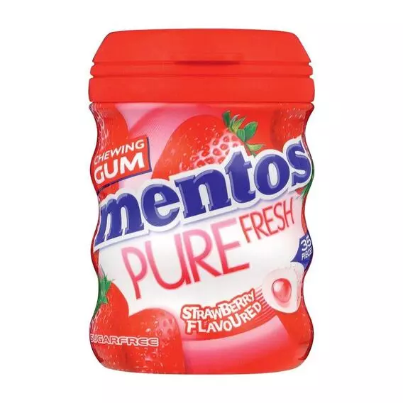 Mentos Strawberry Bottle 61.25g