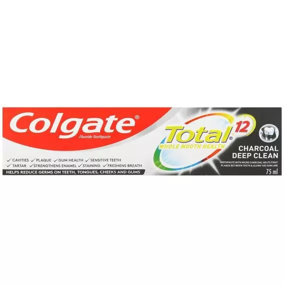 Colgate Total Charcoal Deep Clean TP 75ml Colgate Total Charcoal Deep Clean TP 75ml