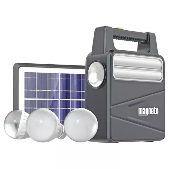 Magneto Solar home lighting system Magneto Solar home lighting system