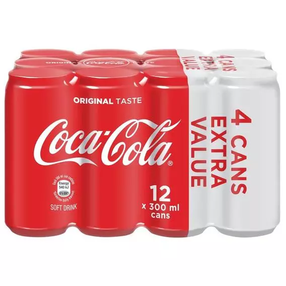 Coca Cola Can 300ml 8 + 4 300ml Coca Cola Can 300ml 8 + 4 300ml