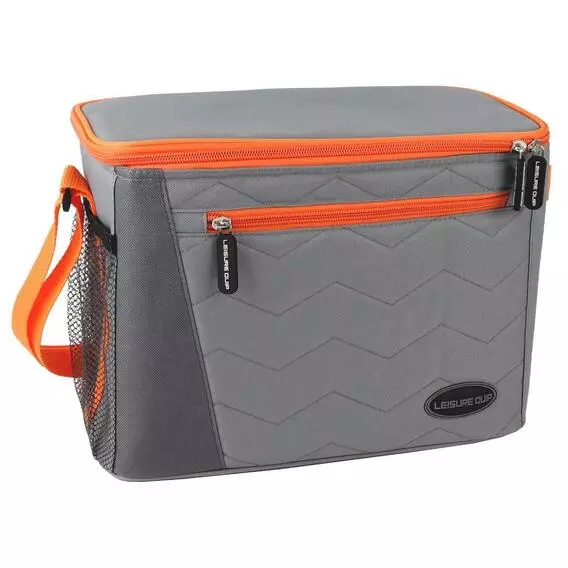 Leisure Quip 14 can Quilted cooler - Orange Leisure Quip 14 can Quilted cooler - Orange