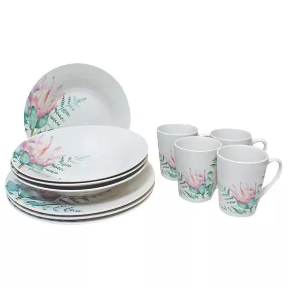 Always Home 12PC Protea Dinnerset Always Home 12PC Protea Dinnerset