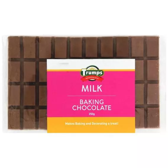 Trumps Baking Milk Chocolate Slab 250g
