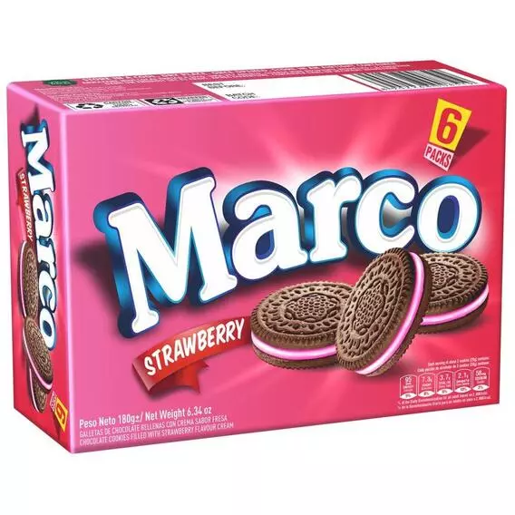 MARCO Cream Biscuit - Strawberry 180g