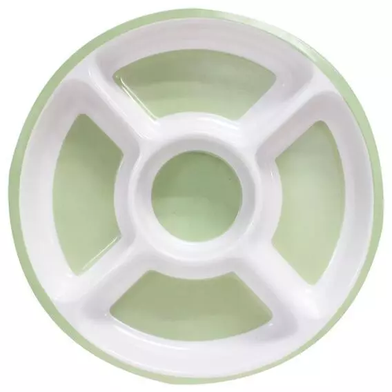 No Brand Tropical Print Melamine Chip n Dip