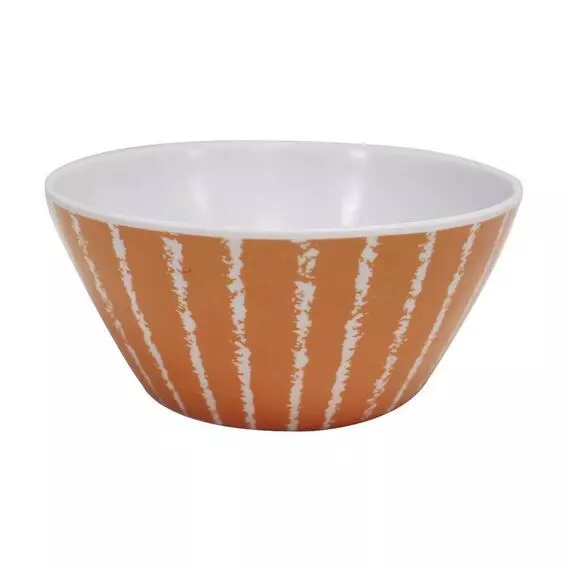 No Brand Orange Print Melamine Bowl Sml