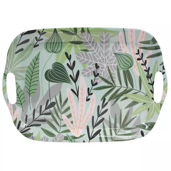 No Brand Tropical Print Melamine Tray