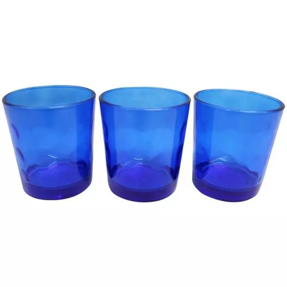 Always Home BLUE DIMPLE GLASS 255ml Always Home BLUE DIMPLE GLASS 255ml