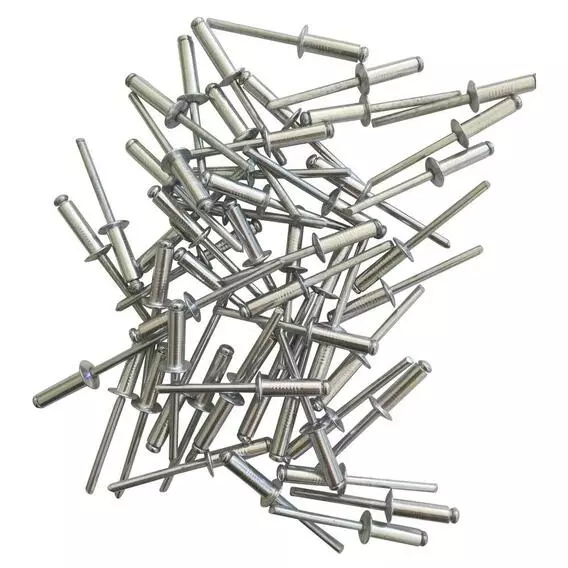Fastener Solutions 4.0X15mm Aluminium Rivet Open Pk100 Fastener Solutions 4.0X15mm Aluminium Rivet Open Pk100
