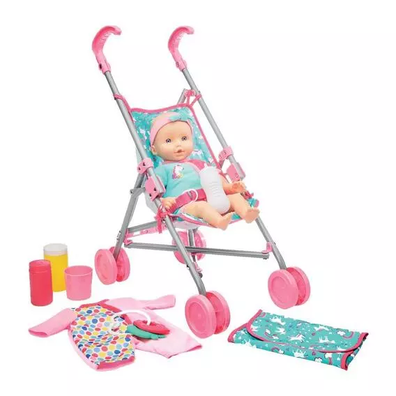 Kid Connection Doll Stroller Large Set