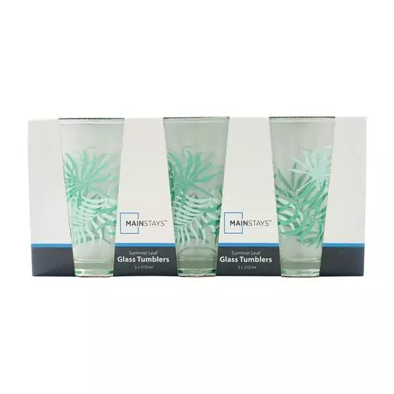 No Brand Leaf Drinking Glass - Green