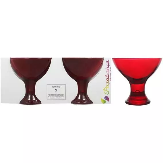 Pasabache Ice Cream Iceville Red 2pc