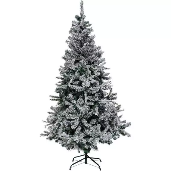 Santa's Trading 180cm Flocked Tree Santa's Trading 180cm Flocked Tree