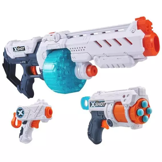 X-Shot Turbo Fire + Fury 4 + Micro Combo Pack COMBO FOAM DART GUN