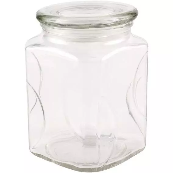 Kitchen GLASS COOKIE JAR WITH LID 2000ml