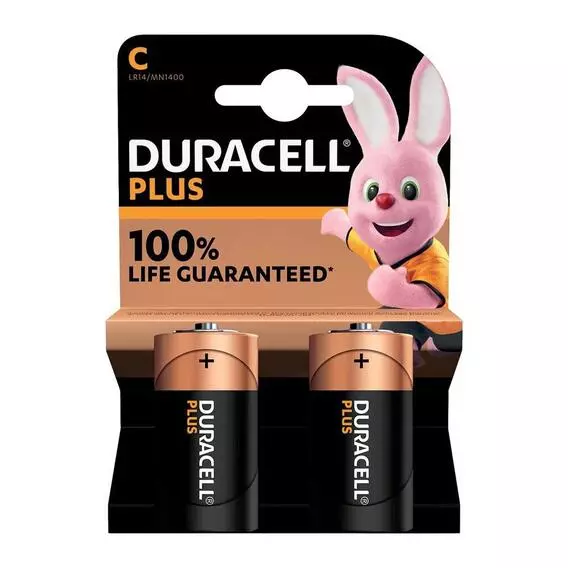 Duracell Mainline Plus C 2's