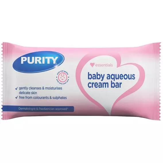Purity Baby Aqueous Cream Bar 175g Purity Baby Aqueous Cream Bar 175g