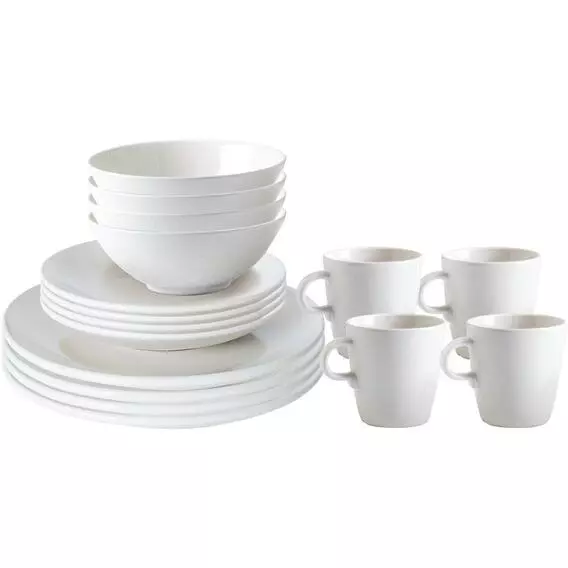 Always Home 16oc Dinner Set Cream Always Home 16oc Dinner Set Cream