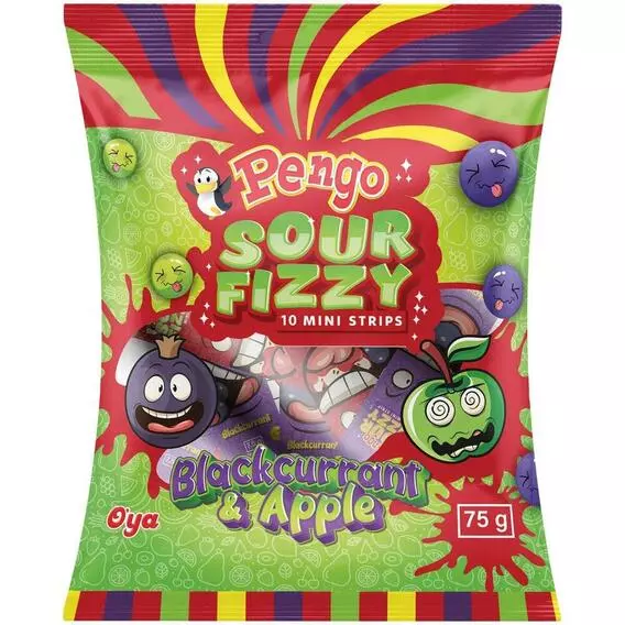 PENGO Sour Fizzy Blackcurrant and Apple 75g